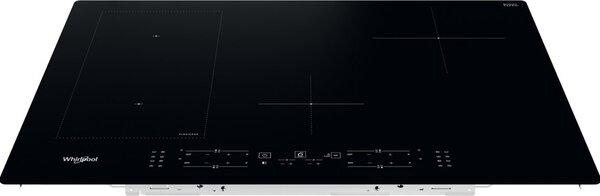 Whirlpool Piano Cottura Induzione 4 Fuochi FlexiCook 77 cm colore Nero - WLB2977NE