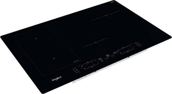 Whirlpool Piano Cottura Induzione 4 Fuochi FlexiCook 77 cm colore Nero - WLB2977NE