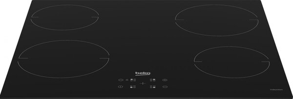 Beko Piano Cottura Induzione 4 Fuochi Larghezza 59 cm in Vetro colore Nero - HII64401QT