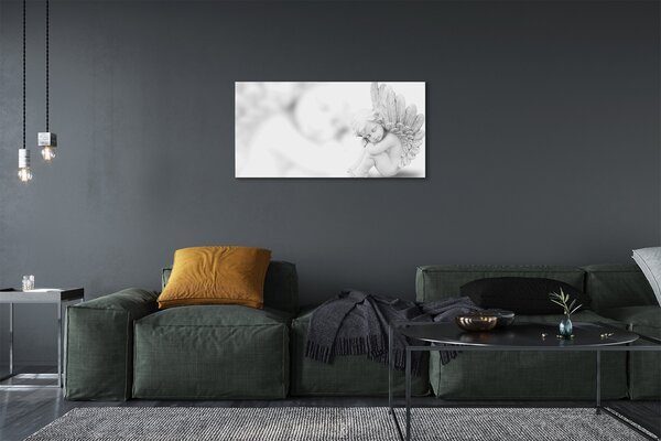 Quadro su tela Angelo addormentato 100x50 cm