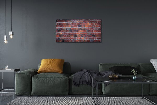 Quadro su tela Muro di mattoni 100x50 cm