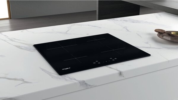Whirlpool Piano Cottura Induzione 4 Fuochi Larghezza 59 cm in Vetroceramica colore Nero - WS Q4860 NE