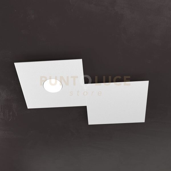 Eccentric applique-plafoniera 1 luce + 1 decorativo grigio 1156-1l1