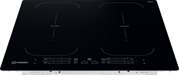 Indesit Piano Cottura Induzione 4 Fuochi Larghezza 59 cm in Vetroceramica colore Nero - IB 88B60 NE