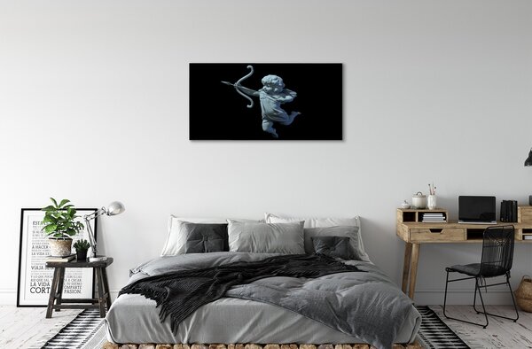 Quadro su tela Sparare angelo 100x50 cm