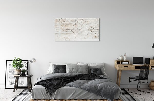 Quadro su tela Muro di mattoni 100x50 cm