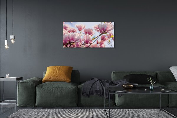 Quadro su tela Magnolia 100x50 cm