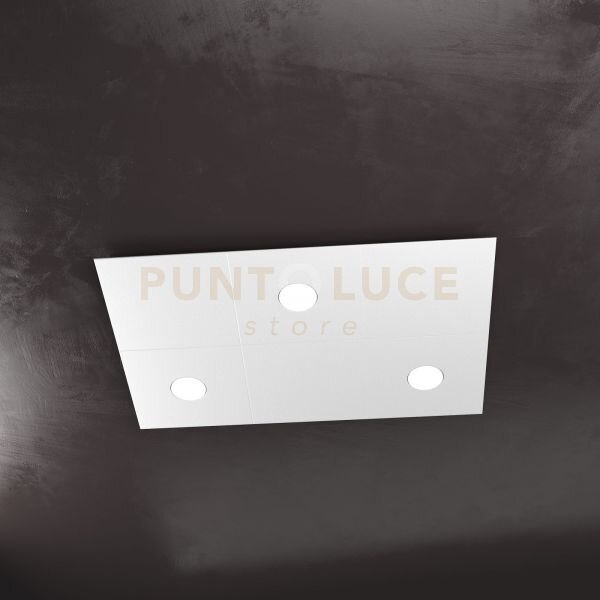 Eccentric applique-plafoniera 3 luci + 3 decorativo grigio 1156-3l3