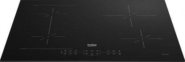 Beko Piano Cottura Induzione 4 Fuochi Larghezza 60 cm colore Nero - HII64200SFMT