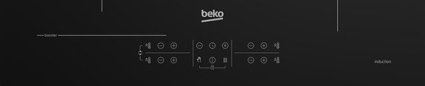 Beko Piano Cottura Induzione 4 Fuochi Larghezza 60 cm colore Nero - HII64200SFMT