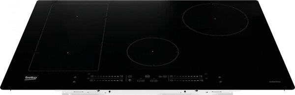 Beko Piano Cottura Induzione 4 Fuochi Larghezza 60 cm IndyFlex in Vetro colore Nero - HII84541IFT