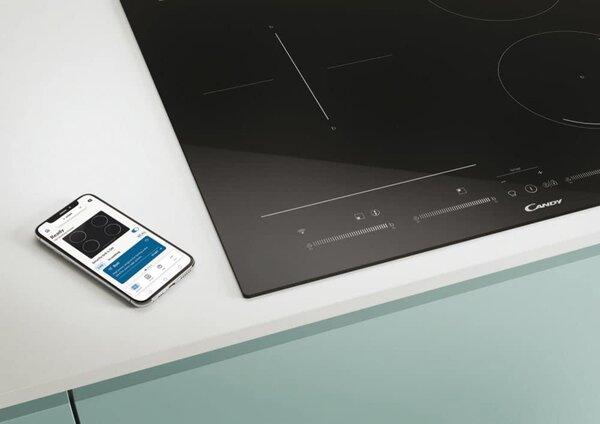 Candy Piano Cottura Induzione 4 Fuochi Larghezza 60 cm Piano in Vetroceramica colore Nero - CTPS64MCTTWIFI New Timeless