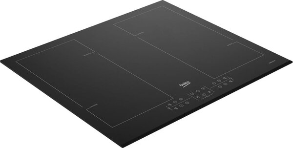 Beko Piano Cottura Induzione 4 Fuochi Larghezza 60 cm Vetroceramica colore Nero - HII64206F2MT
