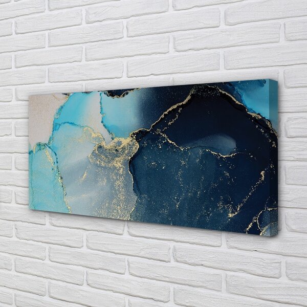 Foto quadro su tela Astrazione in marmo di pietra 100x50 cm