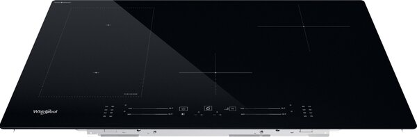 Whirlpool Piano Cottura Induzione 4 Fuochi Larghezza 77 cm vetroceramica tecnologia FlexiCook colore Nero - WL S2177 CPNE