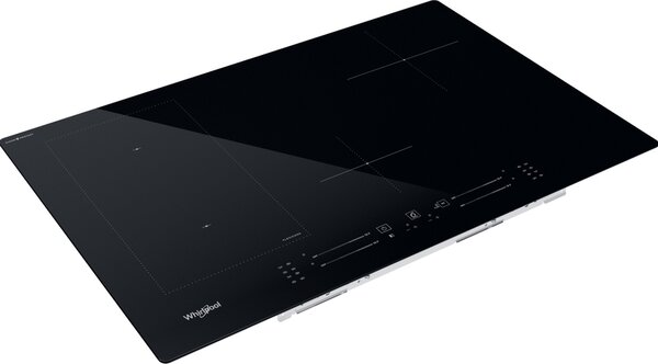 Whirlpool Piano Cottura Induzione 4 Fuochi Larghezza 77 cm vetroceramica tecnologia FlexiCook colore Nero - WL S2177 CPNE