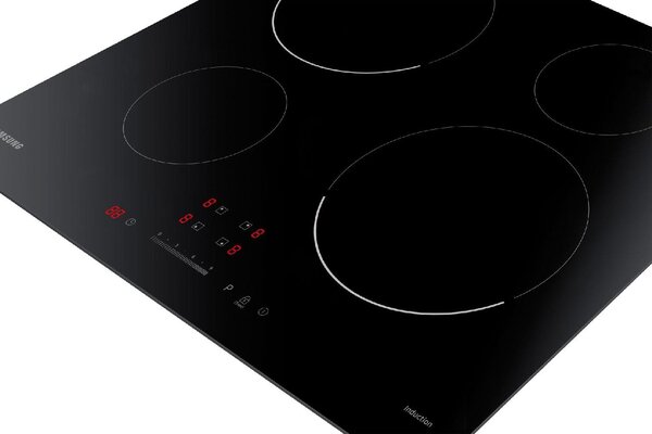 Samsung Piano Cottura Induzione 4 Fuochi Larghezza 60 cm Vetroceramica colore Nero - NZ64T3707AK/ET