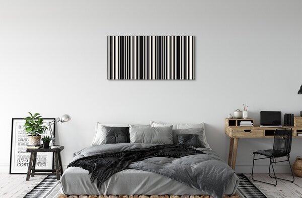 Quadro su tela Strisce irregolari 100x50 cm