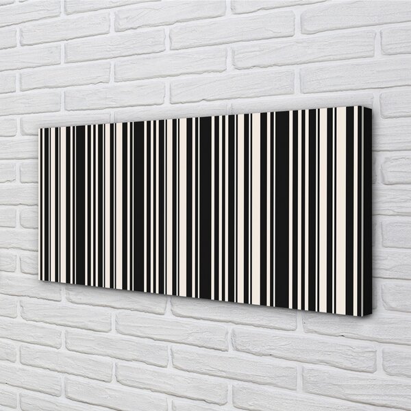 Quadro su tela Strisce irregolari 100x50 cm