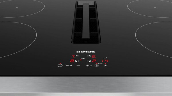 Siemens Piano Cottura Induzione 4 Fuochi Larghezza 80 cm colore Nero - EH811BE15E iQ300