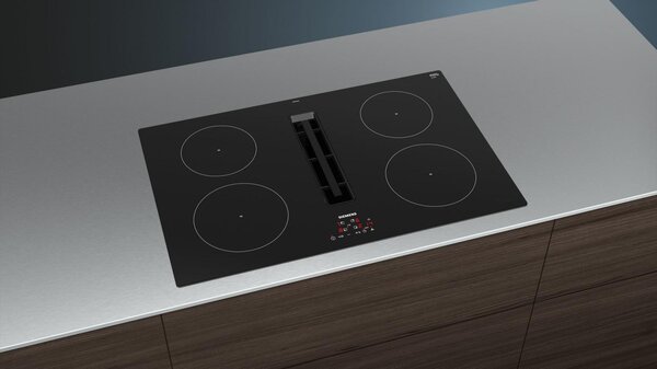 Siemens Piano Cottura Induzione 4 Fuochi Larghezza 80 cm colore Nero - EH811BE15E iQ300