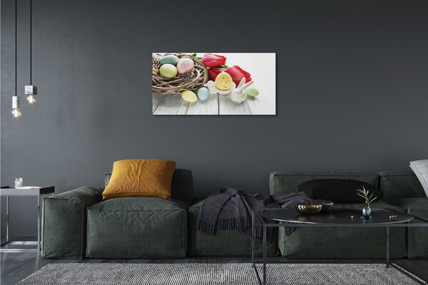 Stampa quadro su tela TULIPI EVOUL 100x50 cm