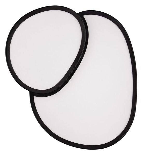 Plafoniera LED nera 36x43,5 cm Rise - Trio