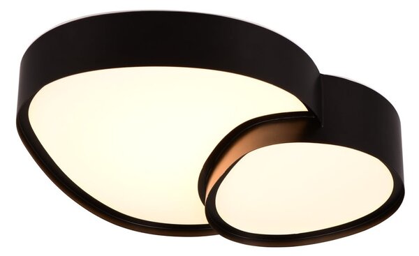 Plafoniera LED nera 36x43,5 cm Rise - Trio