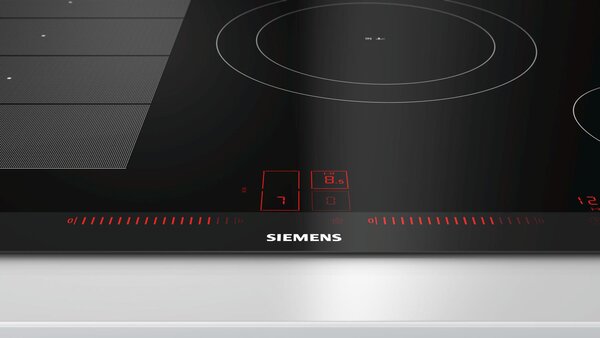 Siemens Piano Cottura Induzione 4 Fuochi Larghezza 81 cm in Vetroceramica colore Nero - EX875LEC1E