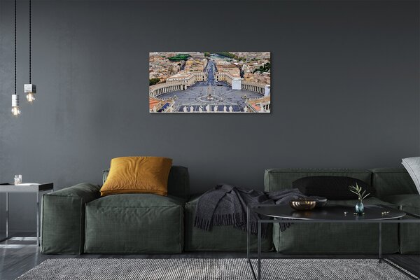 Foto quadro su tela Roma Vaticano Place Panorama 100x50 cm