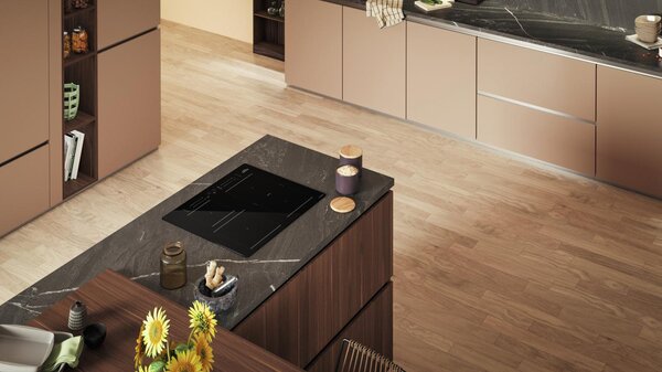 Hotpoint Ariston Piano Cottura Induzione 4 Fuochi Potenza 7200 Watt 59 cm in Vetroceramica colore Nero - PC AR HS 4960C