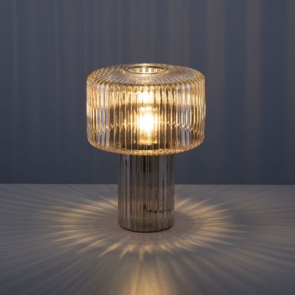 Paul Neuhaus 4092-27 - Lampada da tavolo FUNGUS 1xE27/10W/230V beige