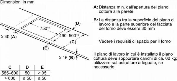 Bosch Piano Cottura Induzione 5 Fuochi da Incasso Larghezza 80 cm in Vetroceramica colore Nero - PIV831HB1E