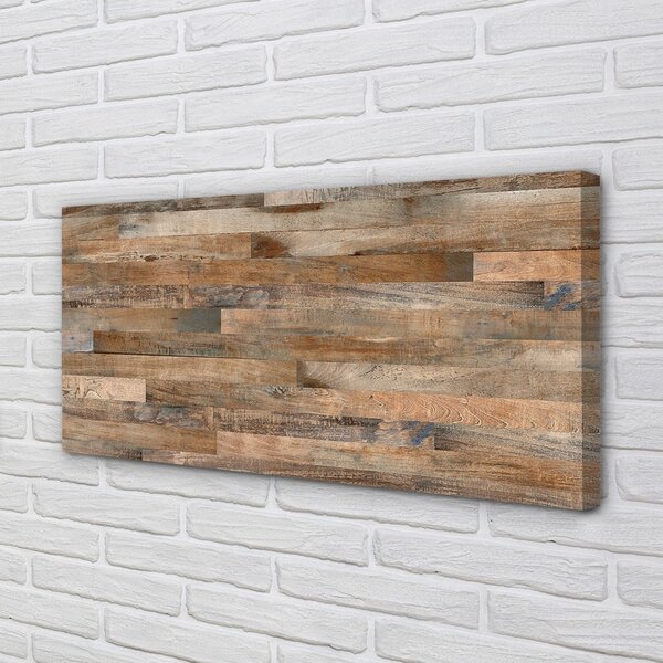 Quadro su tela Pannelli delle assi di legno 100x50 cm