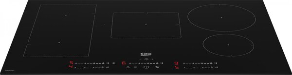 Beko Piano Cottura induzione 5 Fuochi 80 cm colore Nero - HII85720UFT