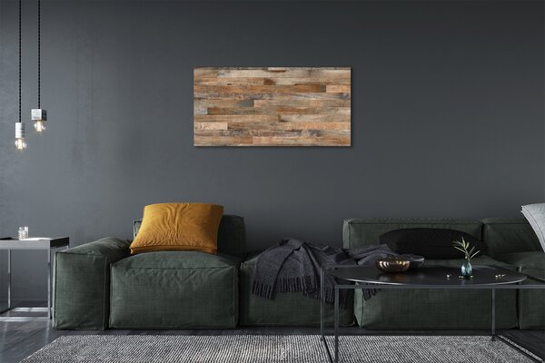 Quadro su tela Pannelli delle assi di legno 100x50 cm
