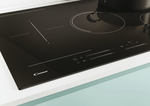 Candy Piano Cottura Induzione 5 Fuochi da Incasso 77 cm Vetroceramica colore Nero - CIES55MCTT/1