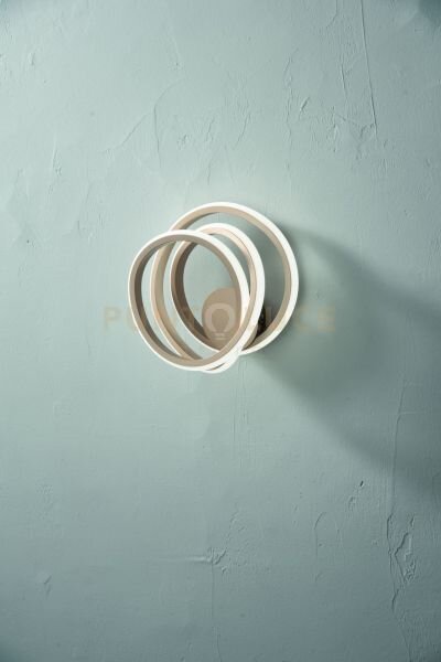 Applique golden oro led 3000k 1250lm 23w dimmerabile 23x25cm