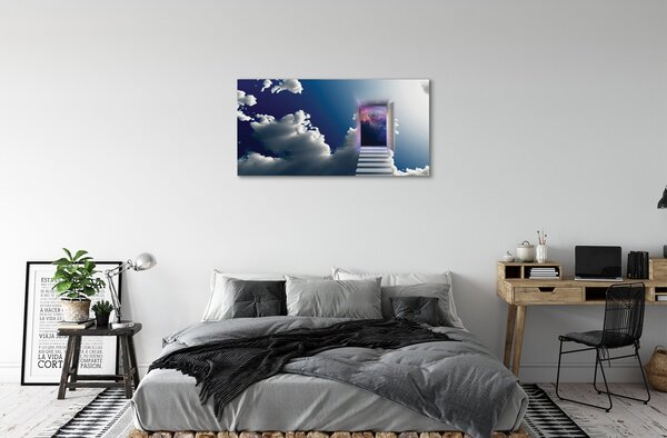 Quadro su tela Scale del paradiso Eye 100x50 cm