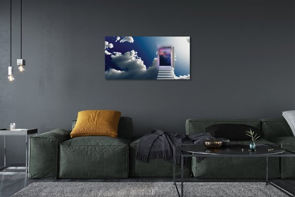 Quadro su tela Scale del paradiso Eye 100x50 cm