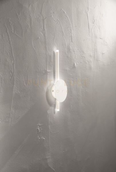 Applique james a led bianco 3000k 560w 16w dimmerabile d.15cm h. 40cm