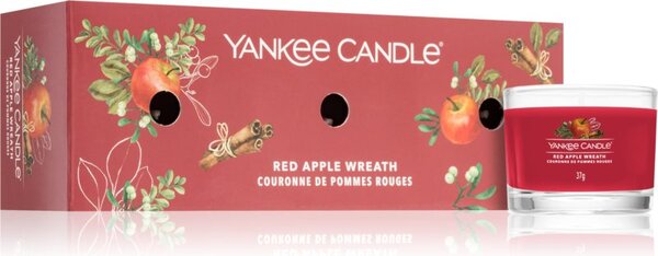 Yankee Candle Red Apple Wreath set regalo di Natale