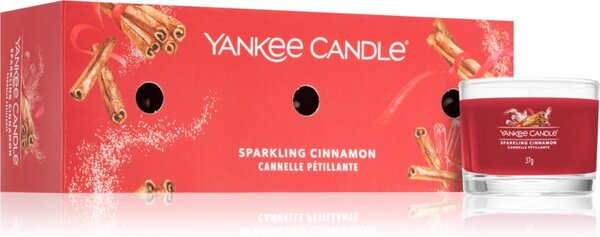 Yankee Candle Sparkling Cinnamon set regalo di Natale