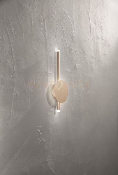 Applique james a led oro 3000k 560w 16w dimmerabile d.15cm h. 40cm