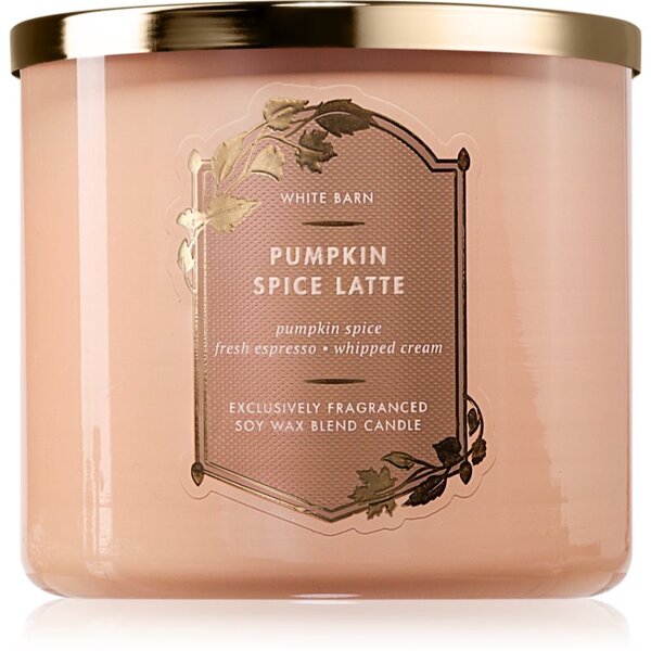 Bath & Body Works Pumpkin Spice Latte candela profumata 411 g