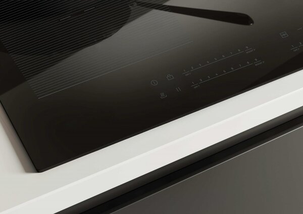 Hoover Piano Cottura Induzione 5 Fuochi Larghezza 77 cm in Vetroceramica colore Nero - HIFS85MCTT/1 H-HOB 700 INDUCTION