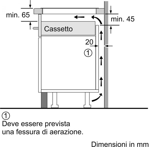 Bosch Piano Cottura Induzione 5 Fuochi Larghezza 90 cm in Vetroceramica colore Nero - PIV931HC1E Serie 6