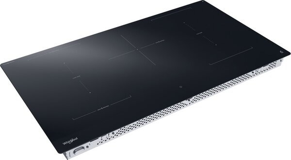 Whirlpool Piano Cottura Induzione 5 Fuochi Larghezza 91 cm in Vetroceramica colore Nero - WEX9024DCFF2