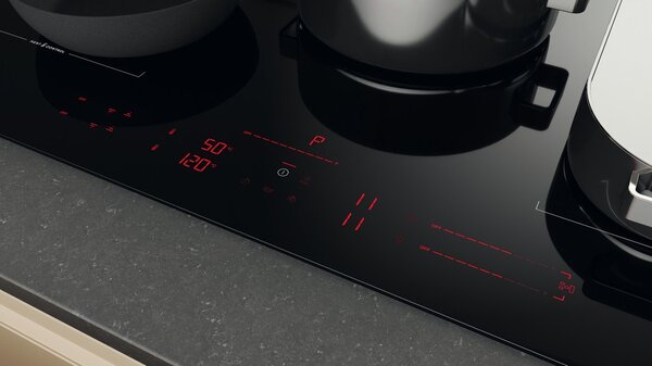 Whirlpool Piano Cottura Induzione 5 Fuochi Larghezza 91 cm in Vetroceramica colore Nero - WEX9024DCFF2