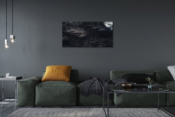 Quadro su tela Figura scura 100x50 cm